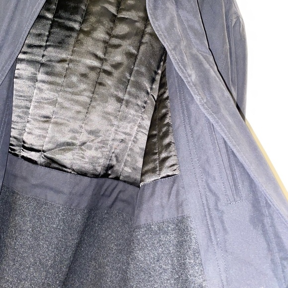 Ralph Lauren Navy Trench Coat - Picture 8 of 11